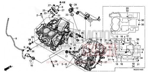 CARTER MOTEUR CB500FAE de 2014